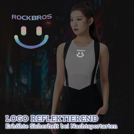 ROCKBROS atmungsaktives Damen Sporttop, Baselayer Unterhemd für Radfahren