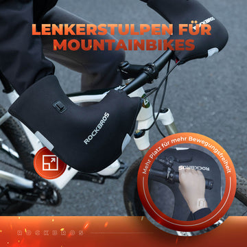 rennrad stulpen ROCKBROS Beheizte Wasserabweisend Fahrrad Lenkerstulpen