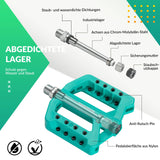 ROCKBROS Fahrradpedale 9/16 Zoll, Mountainbike Pedale aus Nylonfaser