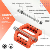 ROCKBROS Fahrradpedale 9/16 Zoll, Mountainbike Pedale aus Nylonfaser