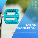 ROCKBROS Fahrradpedale 9/16 Zoll, Mountainbike Pedale aus Nylonfaser