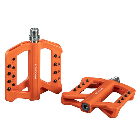 ROCKBROS Fahrradpedale 9/16 Zoll, Mountainbike Pedale aus Nylonfaser