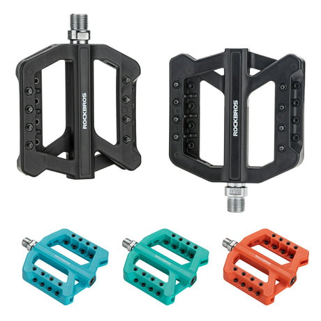 ROCKBROS Fahrradpedale 9/16 Zoll, Mountainbike Pedale aus Nylonfaser