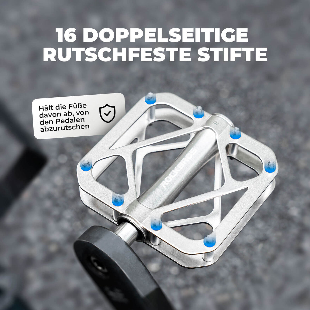 rockbros pedalen ROCKBROS Fahrradpedale aus Titanlegierung 3-Lager MTB-Pedale Plattform –  ROCKBROS-DE