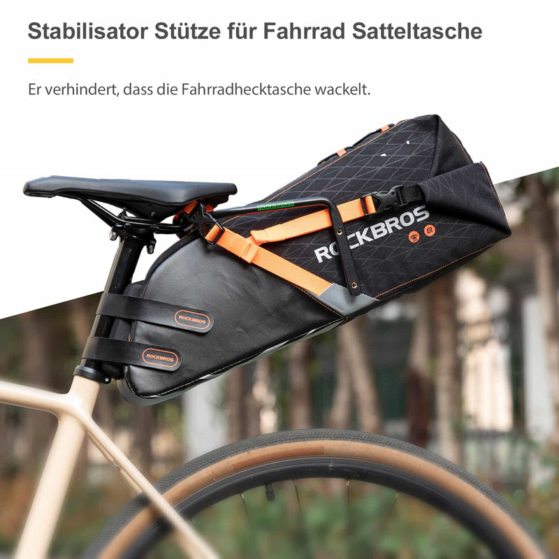 Load image into Gallery viewer, ROCKBROS Flaschenhalter &amp; Stabilisator Stütze für Fahrrad Satteltasche
