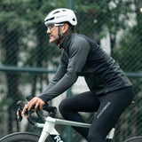 ROCKBROS Herren Winter Fahrradjacke, winddichte und atmungsaktive Jacke mit Fleecefutter für Radfahren im Winter