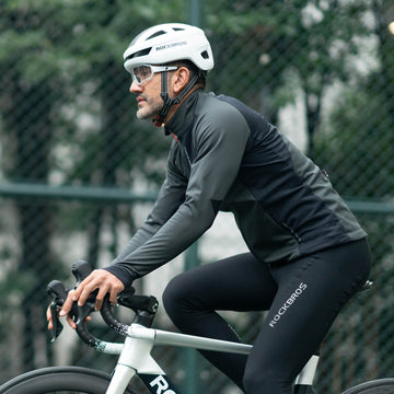 Cycling Jersey Rockbros Fahrradbekleidung Cycling Jacket Kleidung Jacke  Fahrradfahren Winter ROCKBROS Herren Winter Fahrradjacke Winddicht  Atmungsaktiv Mit Fleecef  ROCKBROS-EU