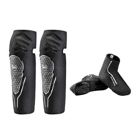 ROCKBROS Ochraniacze Na Nogi Wodoodporne Ochraniacze Rowerowe Zestaw Termiczne-TT017 Nogawki