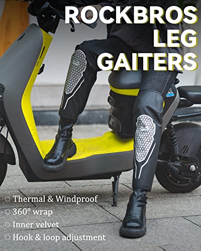 ROCKBROS Ochraniacze Na Nogi Wodoodporne Ochraniacze Rowerowe Zestaw Termiczne-TT017 Nogawki