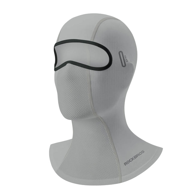 ROCKBROS Sommer Sturmhaube UPF40+ Balaclava Gesichtsmaske Schnelltrocknend-Grau