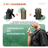 ROCKBROS wasserdichter 24L Wanderrucksack, 2-in-1 Design, ideal für Fahrrad- und Outdoor-Abenteuer