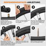 16 in 1 Fahrradwerkzeug Mini Tool Set Reifenheber mit Ratschenschlüssel