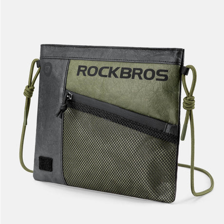 ROCKBROS 2-in-1 Lenkertasche Umhängetasche aus Tyvek® mit Schultergurt 1.5L