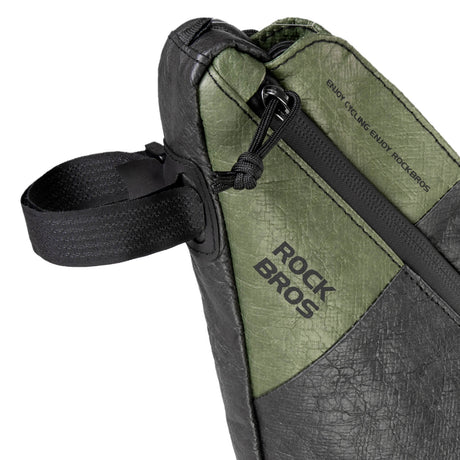 ROCKBROS 2-in-1 Rahmentasche Umhängetasche aus Tyvek® mit Schultergurt 0.7L