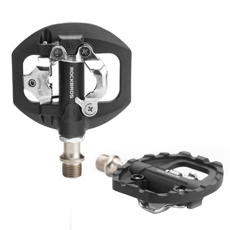 ROCKBROS 2-in-1 SPD-Klickpedale & Plattformpedale 916 Leicht Rutschfest