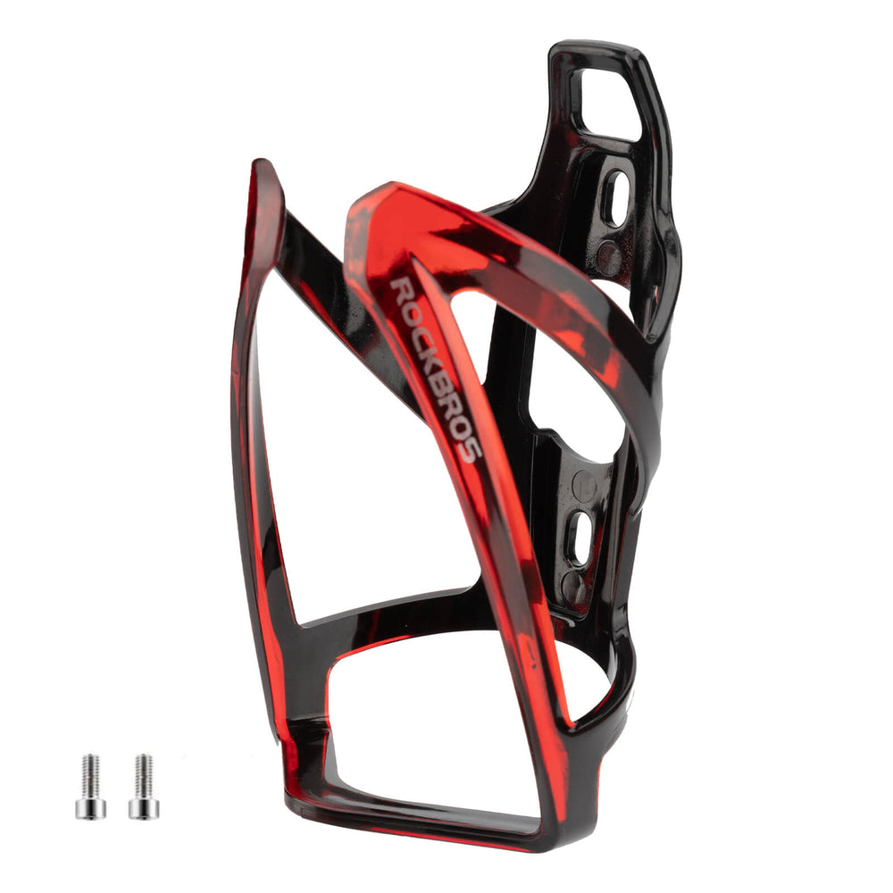 ROCKBROS 35g Leicht PC Fahrrad Flaschenhalter-Schwarz Rot