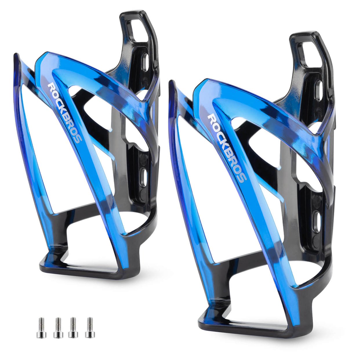 ROCKBROS 35g Leicht PC Fahrrad Flaschenhalter-Schwarz Blau