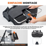 ROCKBROS 4-in-1 Fahrradtasche für Brompton Rucksack Magnetverschluss 8-10L