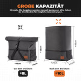 ROCKBROS 4-in-1 Fahrradtasche für Brompton Rucksack Magnetverschluss 8-10L