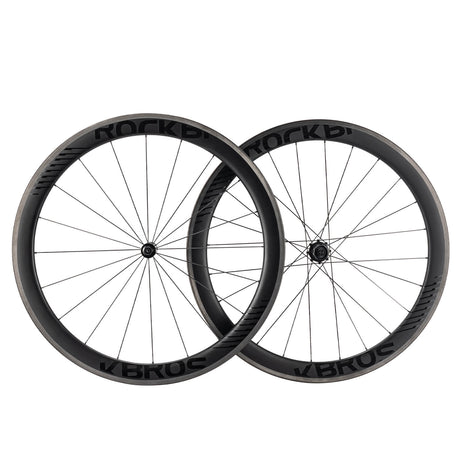 ROCKBROS 700C Carbon Laufradsatz 38mm Felgenbremse Steckachse Laufrad Set für Rennrad