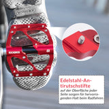 ROCKBROS Aluminium Pedale Leicht Staubdicht mit Antirutschstiften