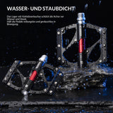 ROCKBROS Aluminium Pedale Leicht Staubdicht mit Antirutschstiften