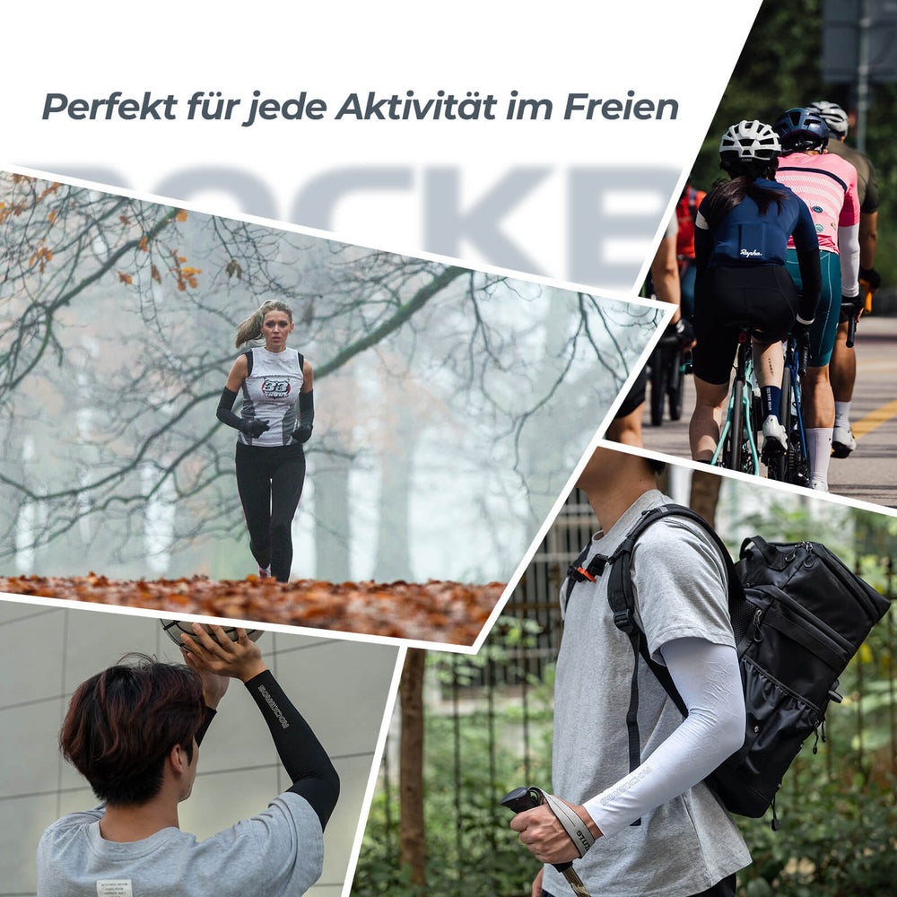 ROCKBROS Armlinge Arm Sleeve Sonnenschutz Kühles Gefühl Schnell Trocknend