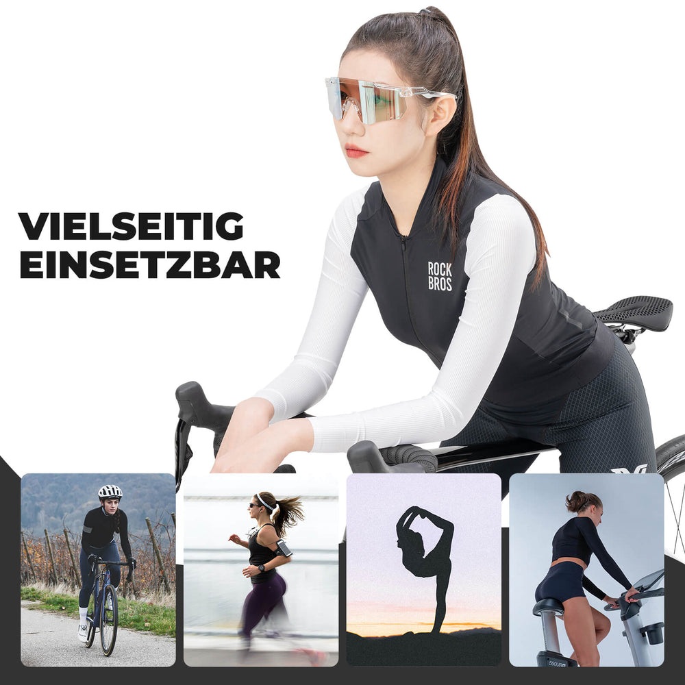 Damen Langarm-Radtrikot Fahrrad Jersey für MTB & Rennrad - ROCKBROS-EU