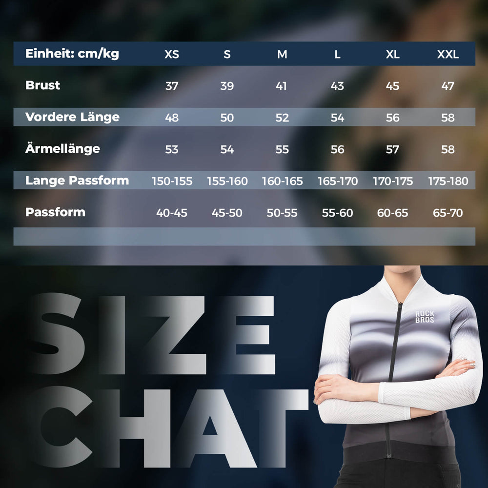 ROCKBROS Damen Langarm Hochleistungs-Radtrikot Jersey Schnell Trocknend für MTB Rennrad