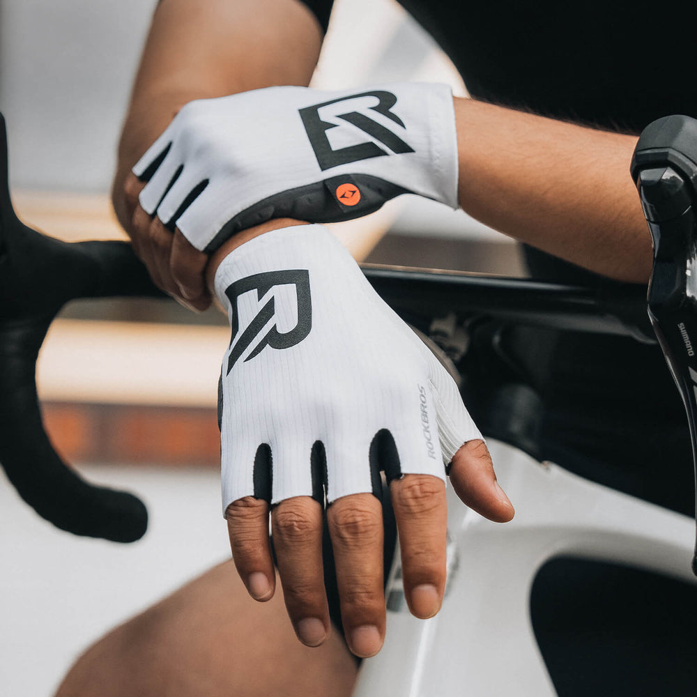 ROCKBROS Elastic Interface® Halbfinger Fahrradhandschuhe mit Gelpolsterung