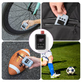 ROCKBROS Elektrische Fahrradpumpe Mini-Luftpumpe Tragbar LED-Anzeige