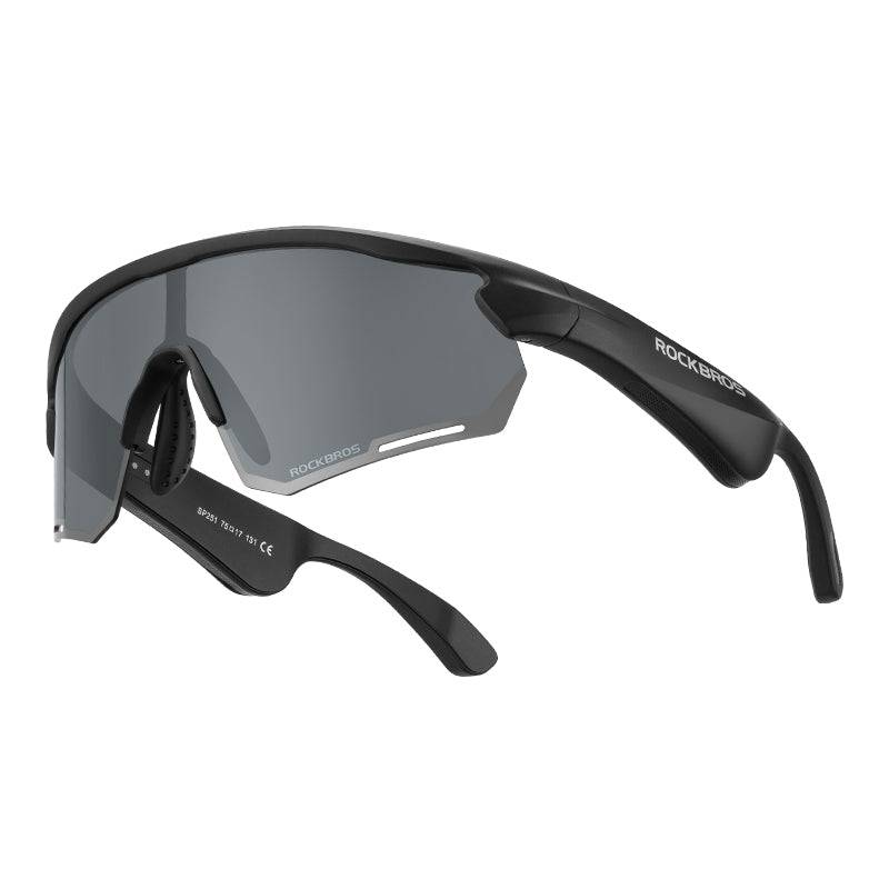 ROCKBROS Elektronische Brille Intelligente Fahrradbrille SelbsttönendPolarisiert-Grau -Polarisiert