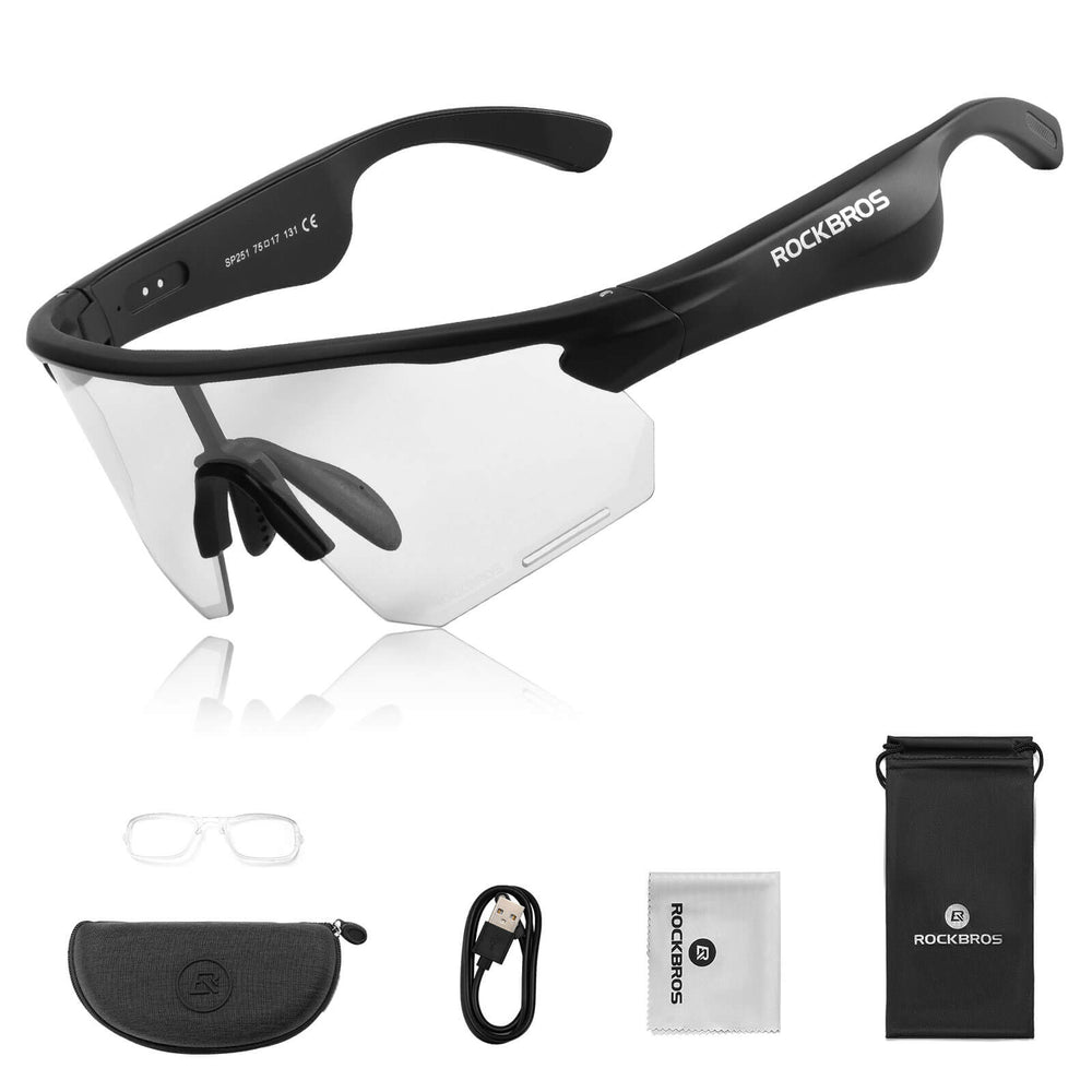 Elektronische Brille Intelligente Fahrradbrille Selbsttönend/Polarisiert - ROCKBROS-EU