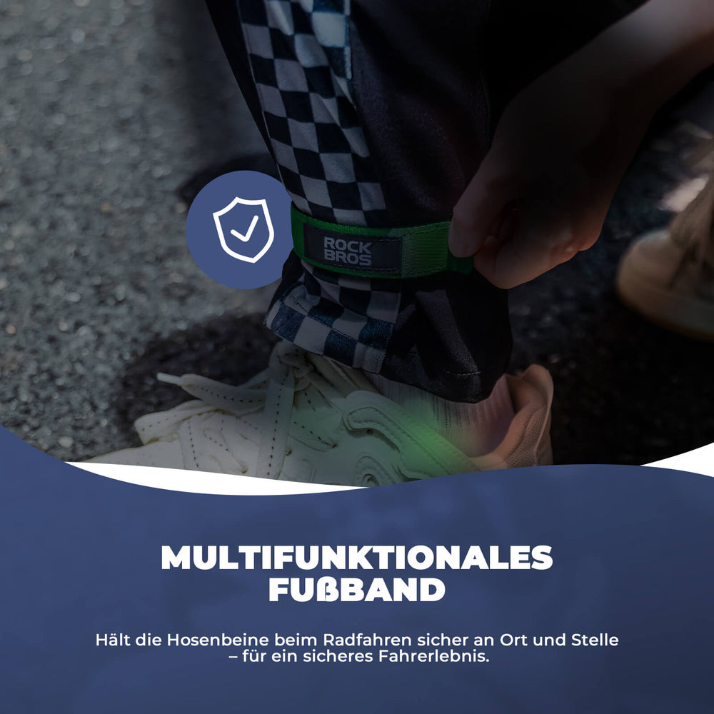 ROCKBROS Fahrrad-Stabilisator-Gurte Hosenband mit Klettverschluss Universell für Brompton Fahrrad