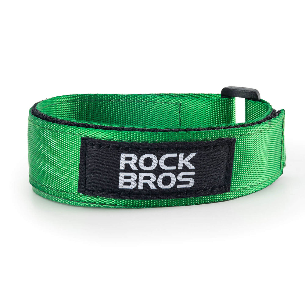 ROCKBROS Fahrrad-Stabilisator-Gurte Hosenband mit Klettverschluss Universell für Brompton Fahrrad-Grün