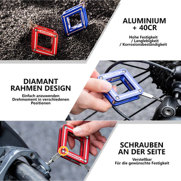rennrad reparatur-set für unterwegs ROCKBROS Fahrrad 8 in 1 Reparatur-Werkzeug-Set Faltbares Reparaturset – ROCKBROS-DE