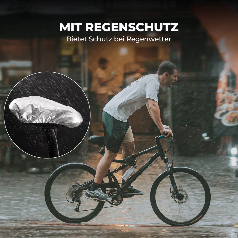 ROCKBROS Fahrrad Aufblasbarer Sattelbezug Gepolstert mit Überzug