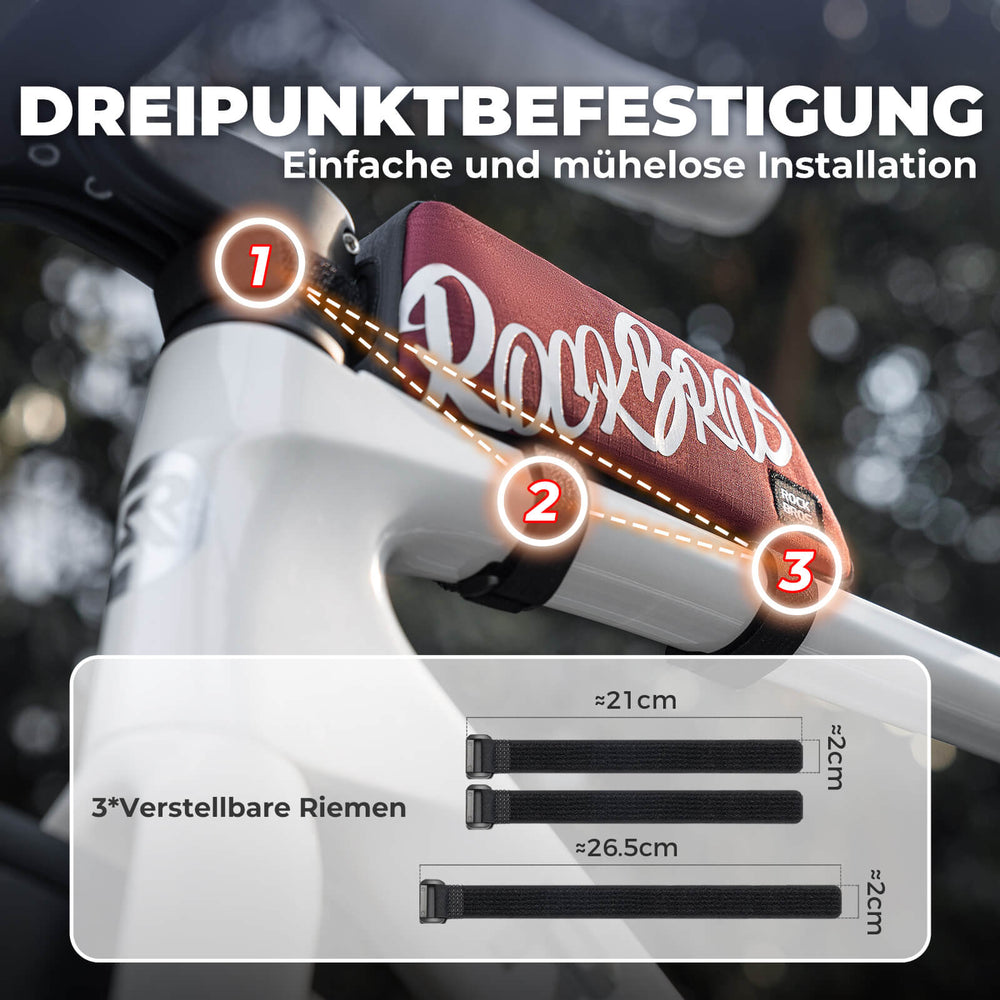 Oberrohrtasche Rahmentasche 0,8L - ROCKBROS-EU