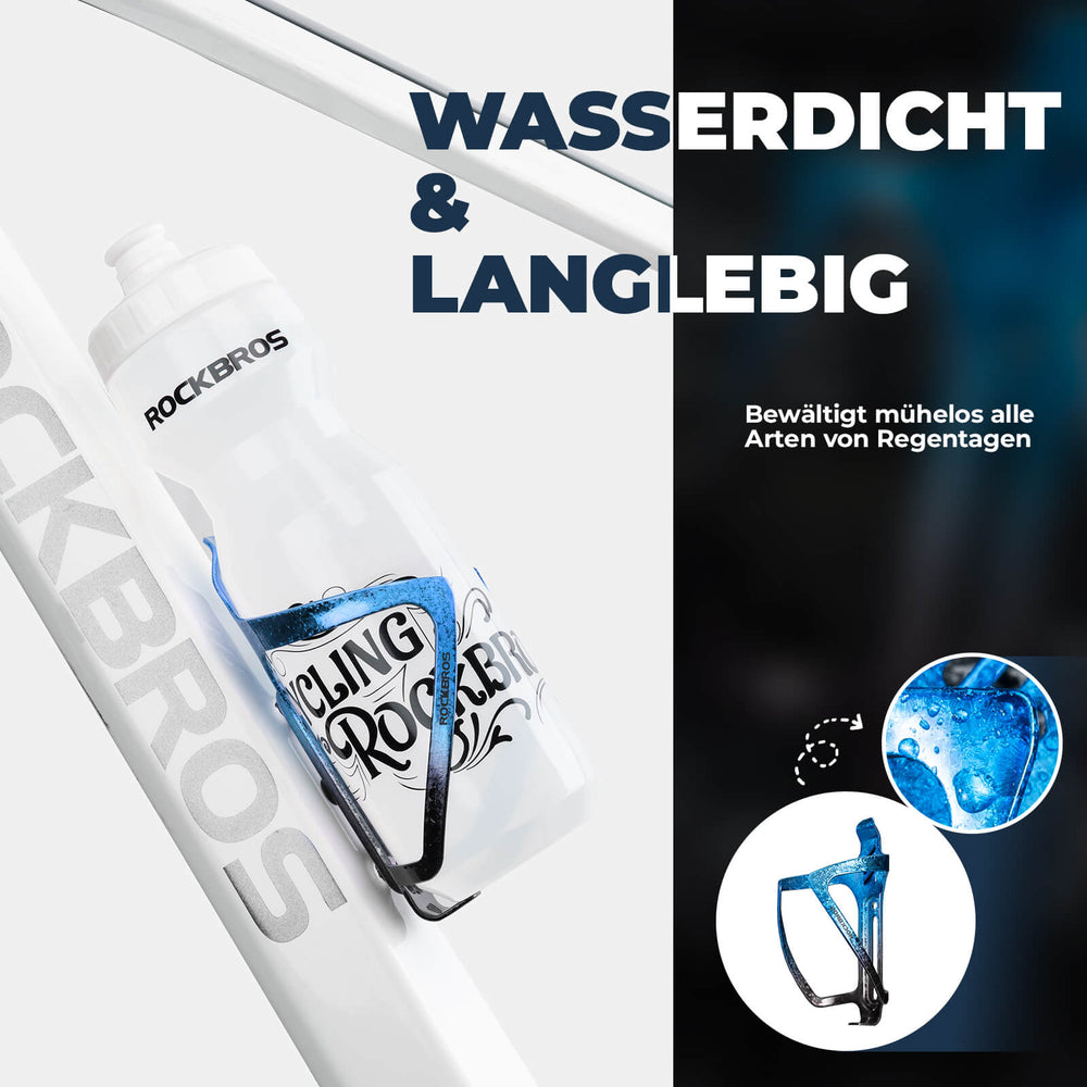 ROCKBROS Fahrrad Flaschenhalter Getränkehalter Robust aus Alu Leicht