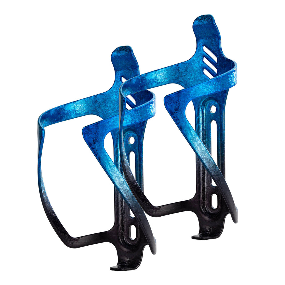 ROCKBROS Fahrrad Flaschenhalter Getränkehalter Robust aus Alu Leicht - Blau-Schwarz