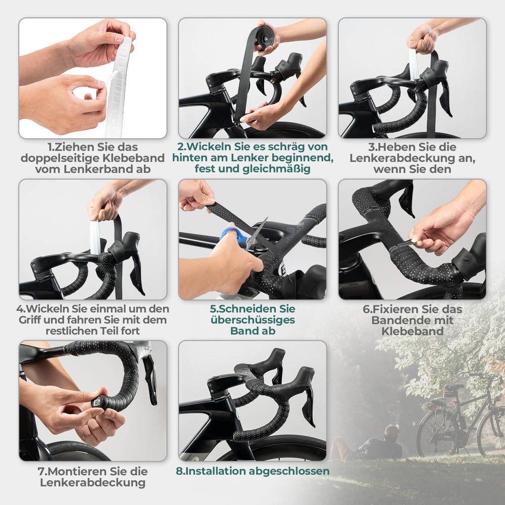 Fahrrad Lenkerband Griffband Lang 220cm für MTB Rennrad Vier Farben - ROCKBROS-EU