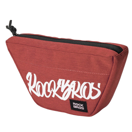 ROCKBROS Fahrrad Lenkertasche Fahrradtasche 0,7L für MTBRennrad Gravel - Rot
