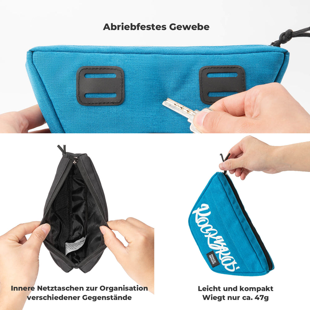 ROCKBROS Fahrrad Lenkertasche Fahrradtasche 0,7L für MTBRennrad Gravel