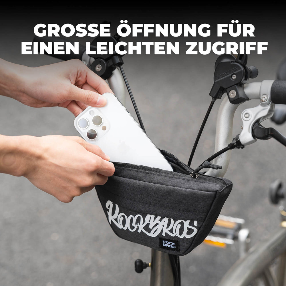 ROCKBROS Fahrrad Lenkertasche Fahrradtasche 0,7L für MTBRennrad Gravel