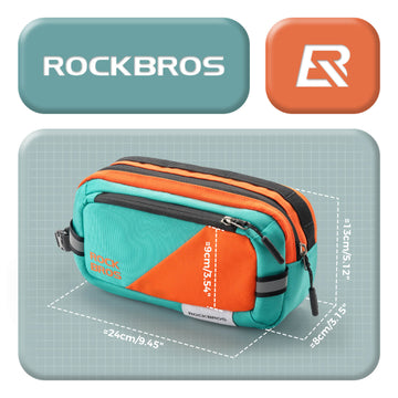 fahrradtasche zum umhängen ROCKBROS Fahrrad Lenkertasche Fahrradtasche mit Schultergurt 2,5L –  ROCKBROS-DE