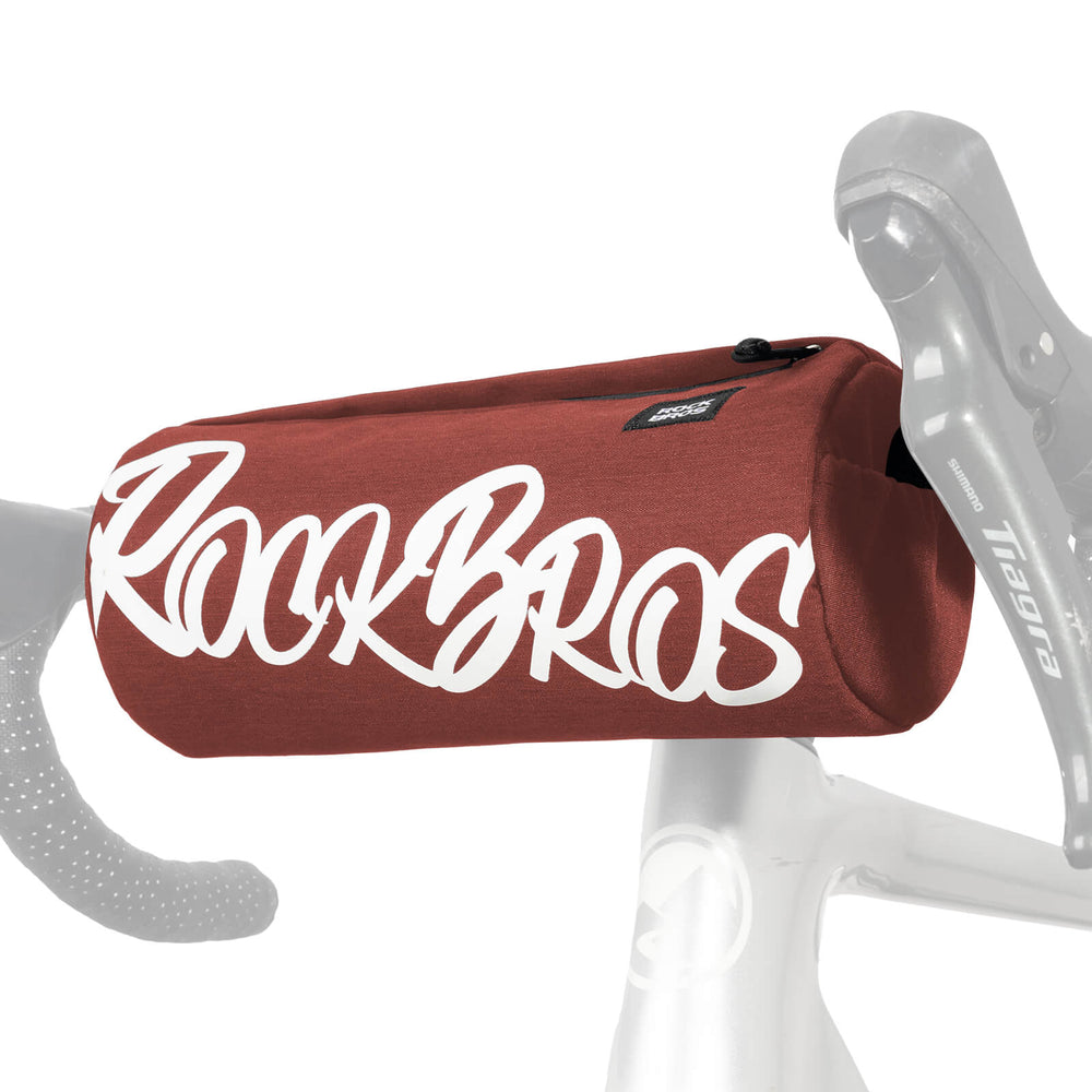ROCKBROS Fahrrad Lenkertasche Klein mit Schultergurt 2L/3,6L für MTB Gravel Scooter Ebike-Rot-2L