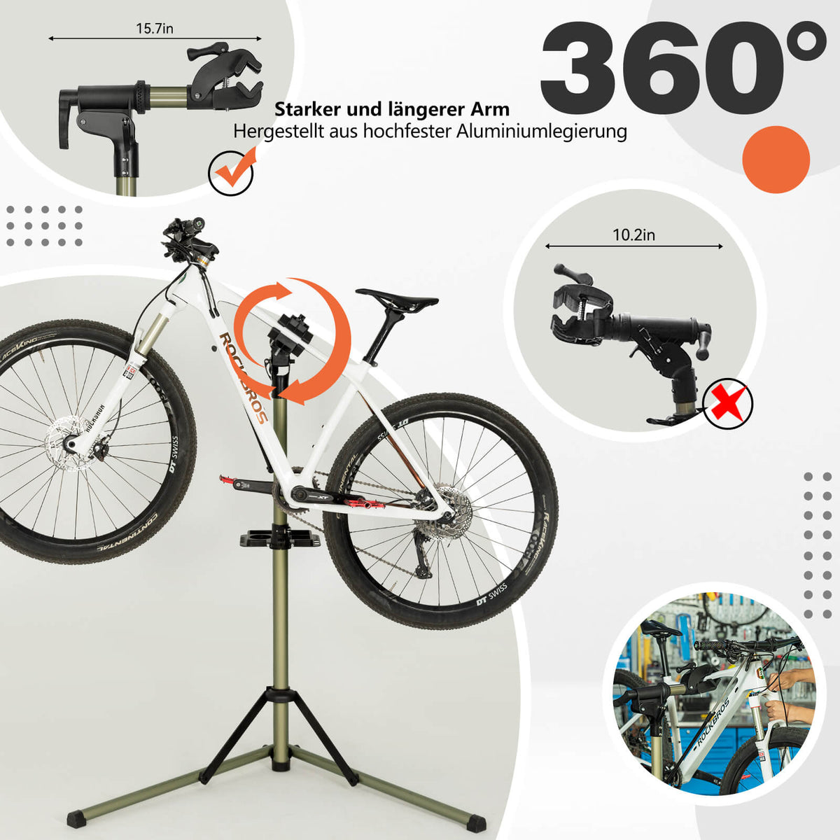 ROCKBROS Fahrrad Montageständer Fahrradhalter 65lbs für MTB Rennrad – ROCKBROS-DE