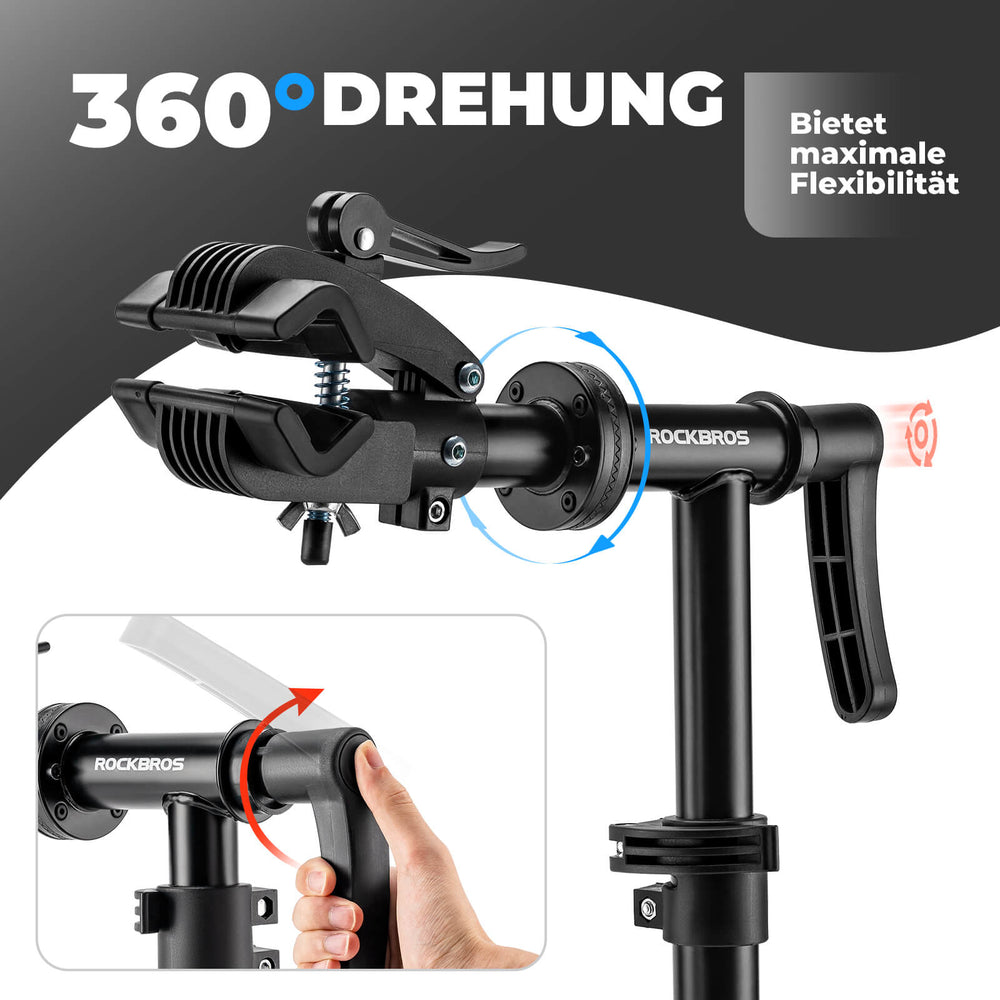ROCKBROS Fahrrad Montageständer Wandhalterung Fahrradhalter Einstellbar Max.25KG