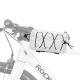 ROCKBROS Fahrrad Oberrohrtasche Rahmentasche mit Schultergurt-Weiß