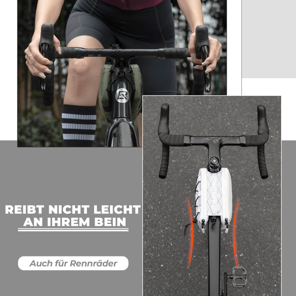 ROCKBROS Fahrrad Oberrohrtasche Rahmentasche mit Schultergurt